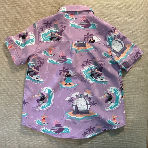 RSVLTS x Teenage Mutant Ninja Turtles “Shredder Shreds” buttondown shirt size 3T - Picture 2 of 2